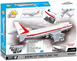 Dopravné lietadlo Boeing 747 Jumbo Jet First flight 1969 COBI 26609 - Boeing 1:144