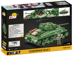 Americký stredný tank Sherman M4A1 COBI 3044 - Company of Heroes 3