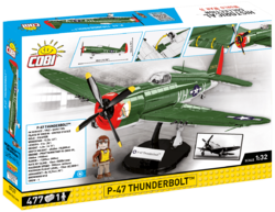Amerikanisches Kampfflugzeug P-47 Thunderbolt COBI 5737 - World War II