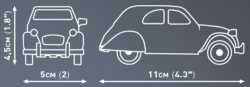 Automobil Citroen 2CV Dolly - Youngtimer