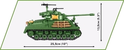 Americký tank M4A3E8 SHERMAN Easy Eight COBI 2533 - World War II
