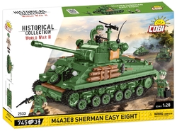 American tank M4A3E8 SHERMAN Easy Eight COBI 2533 - World War II