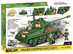 Americký tank M4A3E8 SHERMAN Easy Eight COBI 2533 - World War II