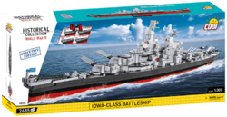 American IOWA Class Battleship 4in1 COBI 4836 - Executive Editions WW II