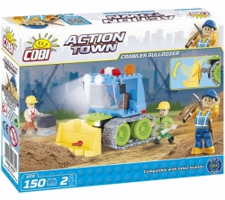Pásový buldozer COBI 1672 - Action Town stavba