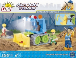 Pásový buldozer COBI 1672 - Action Town stavba