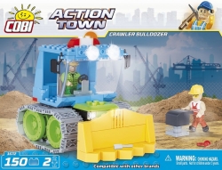 Pásový buldozer COBI 1672 - Action Town stavba