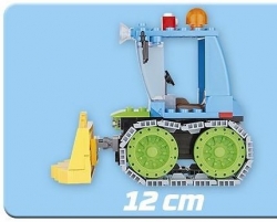 Pásový buldozer COBI 1672 - Action Town stavba