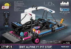 Monopost BWT Alpine F1 Team Car COBI 1684 - Action Town 1:26 - kopie