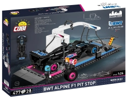 Monopost BWT Alpine F1 Pit Stop COBI 1685 - Action Town 1:26