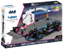 Monopost BWT Alpine F1 Pit Stop COBI 1685 - Action Town 1:26