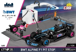 Monopost BWT Alpine F1 Team Car COBI 1684 - Action Town 1:26 - kopie