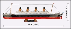 Zaoceánská loď R.M.S. TITANIC COBI 1686 - Historical collection 1:300