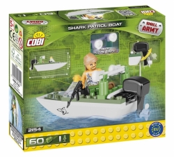 Hlídkový vojenský člun Shark COBI 2154 - Small Army