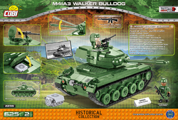 Amerikanischer leichter Panzer M41A3 WALKER BULLDOG COBI 2237 - Limitierte Auflage Vietnamkrieg - kopie