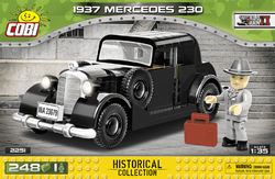 Německé civilní vozidlo 1937 MERCEDES 230 COBI 2250 - Limited edition World War II - kopie