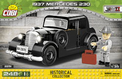 Německé civilní vozidlo 1937 MERCEDES 230 COBI 2251 - World War II