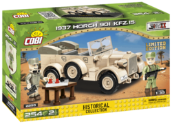 Německé terénní vozidlo 1937 HORCH 901 KFZ.15 COBI 2404 - Limited edition WWII - kopie