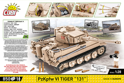 Německý tank TIGER 131 SD.KFZ 181 Panzerkampfwagen VI AUSF.E COBI 2556 - World War II