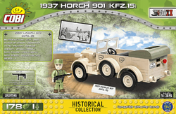 German off-road vehicle 1937 HORCH 901 KFZ.15 COBI 2255 - Limited Edition WWII - kopie