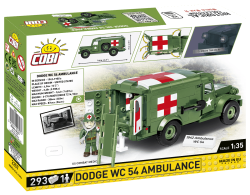 Americká polní ambulance Dodge WC 54 COBI 2257 - World War II 1:35