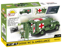 Americká poľná ambulancia Dodge WC 54 COBI 2257 - World War II 1:35