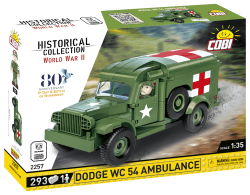 Americká poľná ambulancia Dodge WC 54 COBI 2257 - World War II 1:35