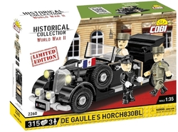 General Charles De Gaulle's command vehicle HORCH 830 BL COBI 2260 - Limited edition World War II
