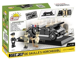 General Charles De Gaulle's command vehicle HORCH 830 BL COBI 2260 - Limited edition World War II