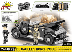 Das Kommandofahrzeug von General Charles De Gaulle HORCH 830 BL COBI 2260 - limitierte Auflage World War II - kopie