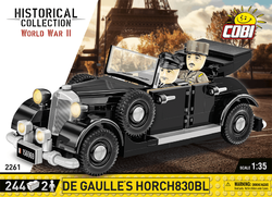 General Charles De Gaulle's command vehicle HORCH 830 BL COBI 2260 - Limited edition World War II - kopie