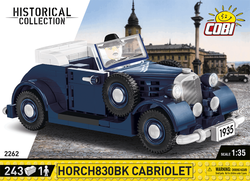 Veliteľské vozidlo HORCH 830BK Kabriolet COBI 2271 - Limitovaná edícia Historical Collection - kopie