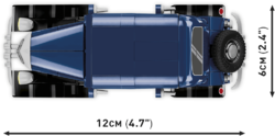 Francouzské civilní vozidlo CITROËN Traction 7A COBI 2263 - World War II