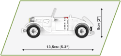 Francouzský automobil CITROËN Traction 7C COBI 2264 - Historical Collection