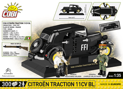 Francouzský automobil CITROËN Traction 11CV BL COBI 2265 - Executive edition WWII