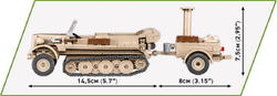 Polopásové vozidlo Sd.Kfz. 2 Kettenkrad HK 101 COBI 2401 - World War II - kopie