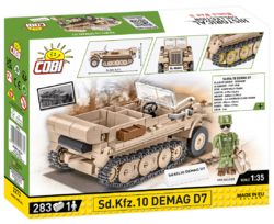 German half-track vehicle Sd.Kfz10 DEMAG D7 COBI 2273 - World War II