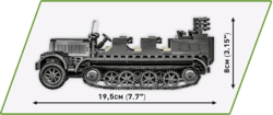 Německé polopásové vozidlo Sd.Kfz. 7 COBI 2275 - World War II