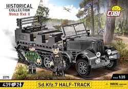 German half-track vehicle Sd.Kfz 7/1 s protilietadlovým delom Flakvierling 38 COBI 2274 - Executive edition WWII - kopie