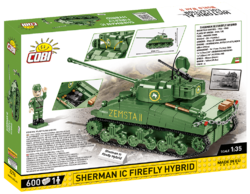 Americký stredný tank Sherman M4A3 COBI 2570 - World War II - kopie