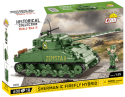 Amerikanischer Mittlerer Panzer Sherman M4A3 COBI 2570 - Worls War II - kopie