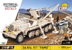 German half-track vehicle Sd.Kfz10 DEMAG D7 COBI 2273 - World War II - kopie