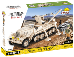 Nemecké polopásové vozidlo Sd.Kfz10 DEMAG D7 COBI 2273 - World War II - kopie