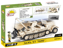 German half-track vehicle Sd.Kfz10 DEMAG D7 COBI 2273 - World War II - kopie