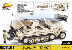 Nemecké polopásové vozidlo Sd.Kfz10 DEMAG D7 COBI 2273 - World War II - kopie