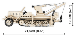 Německé polopásové vozidlo Sd.Kfz 9/1 FAMO COBI 2281 - World War II