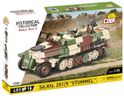 Německý kolopásový obrněný transportér Sd.Kfz. 251/9 COBI 2283 - World War II 1:35