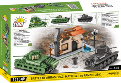 Bitva pri Arrasu 1940 Matilda II vs Panzer 38(t) COBI 2284 - World War II 1:35