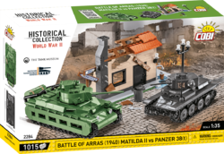 Battle of Arras 1940 Matilda II vs Panzer 38(t) COBI 2284 - World War II 1:35