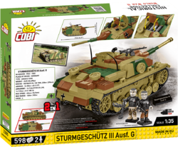 Nemecké samohybné útočné delo Sturmgeschütz IV Sd.Kfz. 167 COBI 2576 - World War II 1:28 - kopie